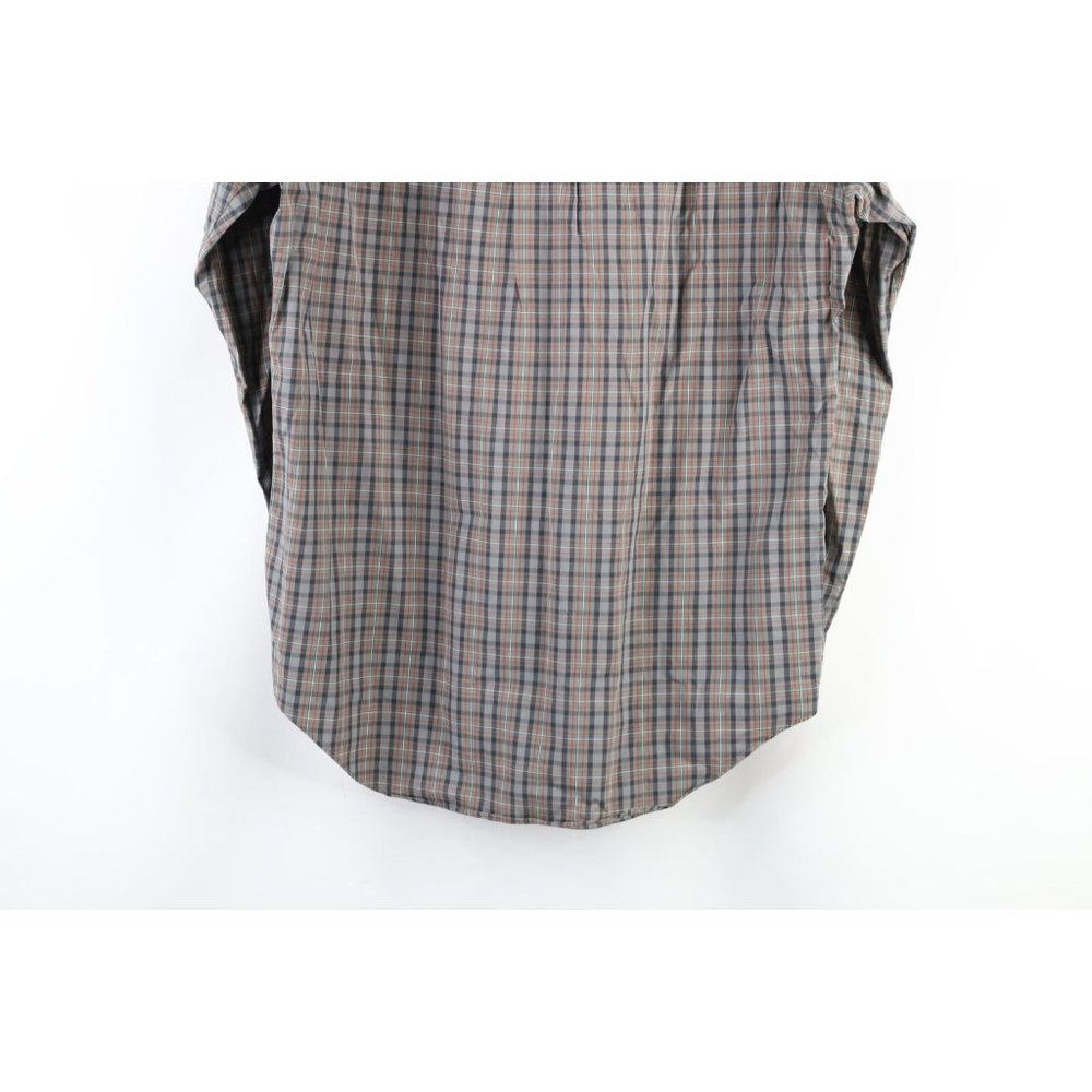 Vintage Ralph Lauren Mens Medium Faded Collared Long Sleeve Button Shirt Plaid - Picture 6 of 6